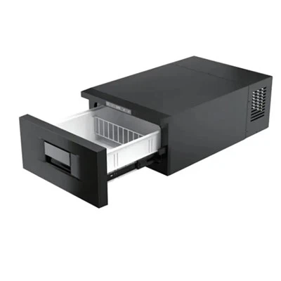 Dwustrefowa lodówka kempingowa z zamrażarką